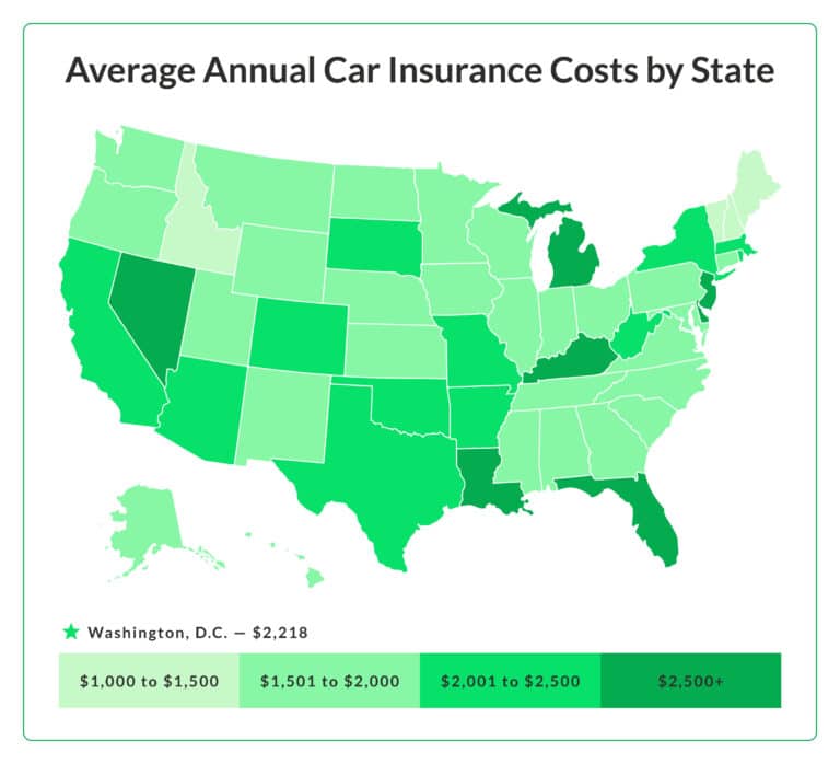 Car Insurance Rates by State (2023)